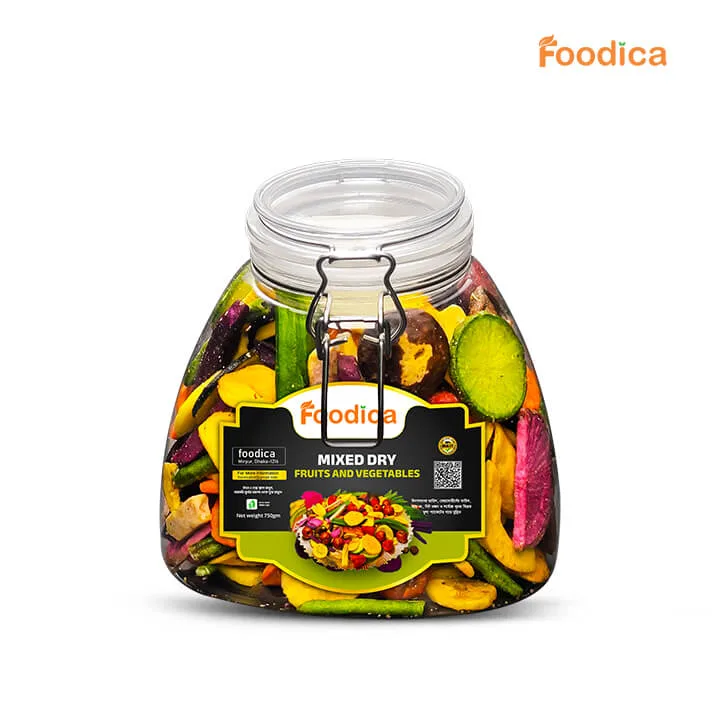 Frozen dried fruit and vegetables 750gm